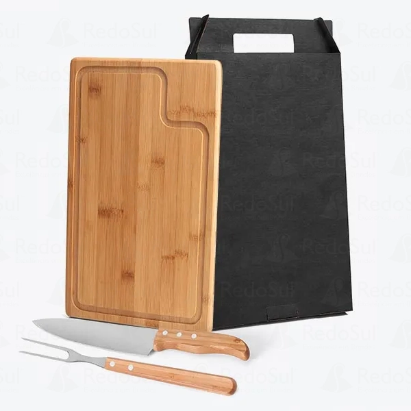 Kit Churrasco Personalizado com 3 Peças Kit Churrasco Personalizado com 3 Peças