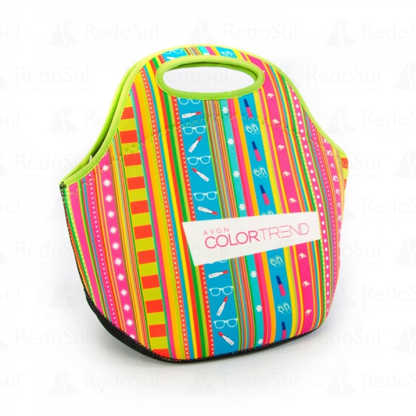 Lancheira em neoprene personalizada Lancheira em neoprene personalizada
