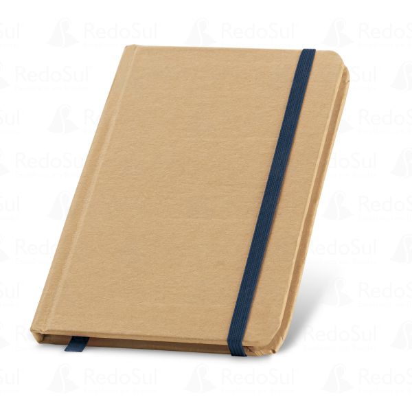 Caderno Personalizado Tipo Moleskine Ecológico 10 x 14 cm