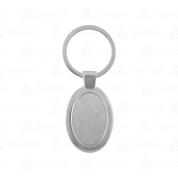 Chaveiro Metálico Personalizado Oval