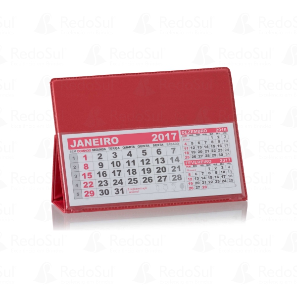 Calendário personalizado em PVC Pequeno Calendário personalizado em PVC Pequeno