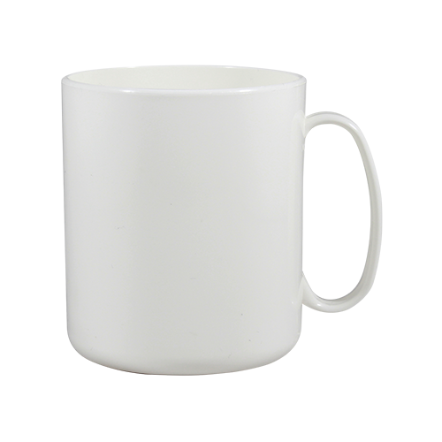 Caneca Redonda Plástica Opaca personalizada de 400 ml