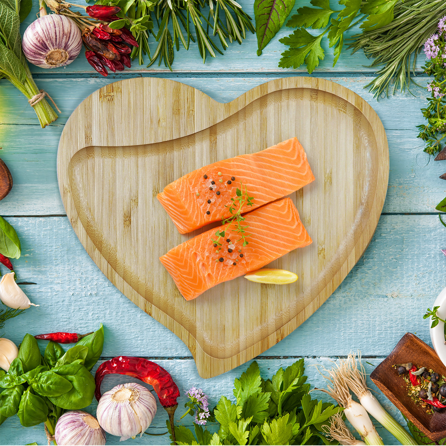 Petisqueira personalizada em formato de coração