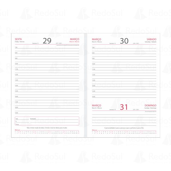 Agenda Diaria personalizada Basica Modelo 24