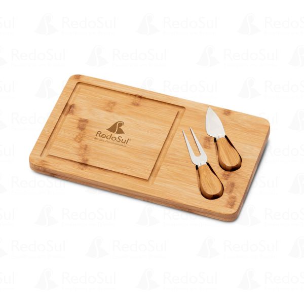 Tábua de queijos personalizada 3 peças