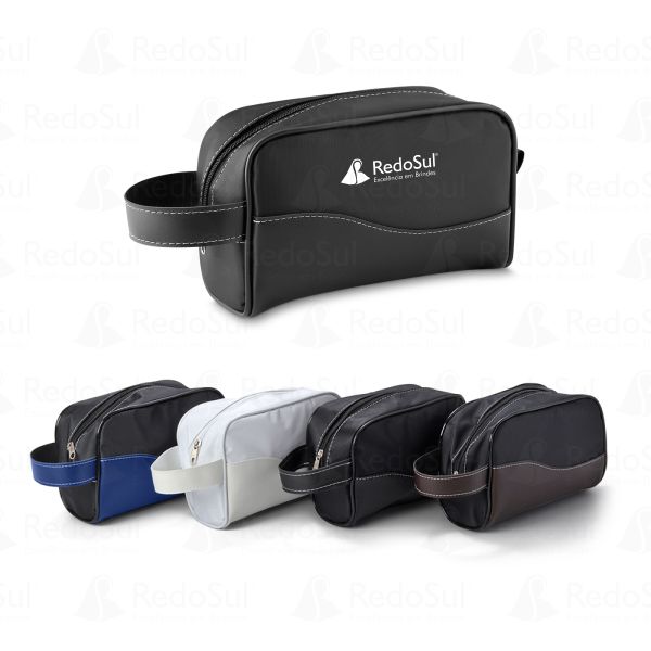Necessaire Personalizada em Couro Sintético Necessaire Personalizada em Couro Sintético