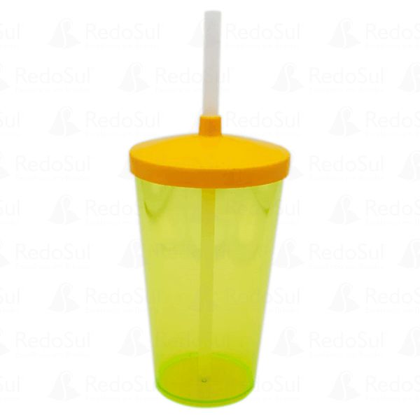 Copo com Canudo Personalizado
