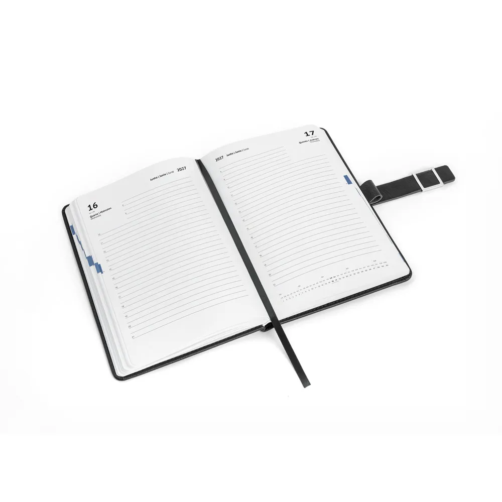 Agenda personalizada 21 x 15 cm com fecho magnético Agenda personalizada 21 x 15 cm com fecho magnético