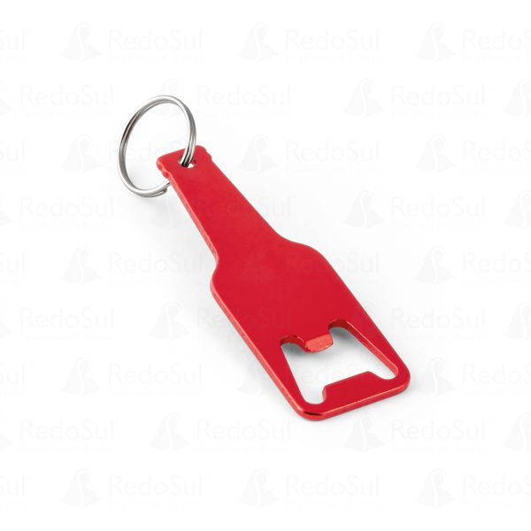 Chaveiro Abridor de Garrafas de Alumínio Personalizado