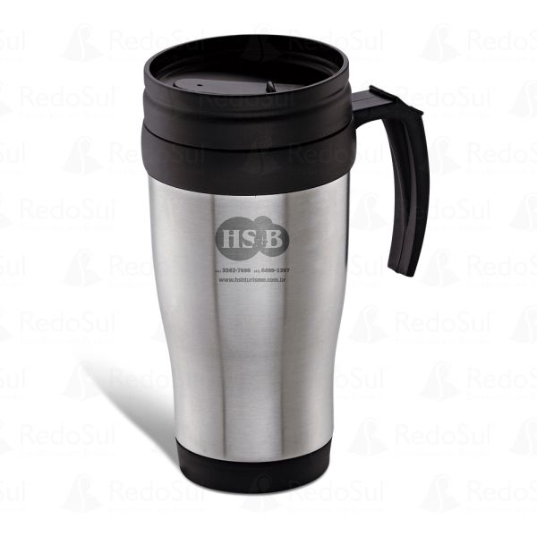 Caneca Personalizada em Inox 410 ml Caneca Personalizada em Inox 410 ml