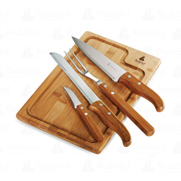 Kit Churrasco Personalizado 5 Peças Kit Churrasco Personalizado 5 Peças