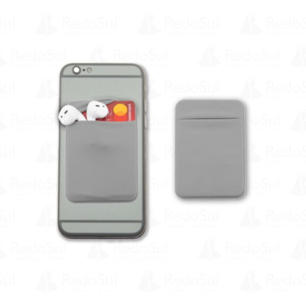 Porta Cartão Personalizado para Celular em Lycra