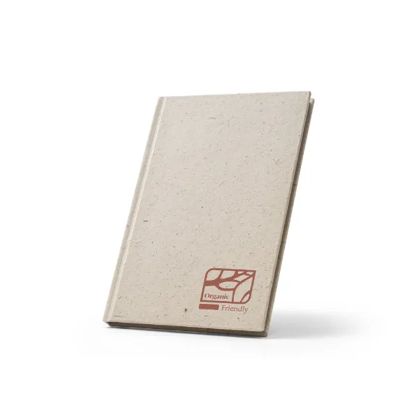 Caderno personalizado capa dura fabricada com matéria orgânica de elefante e algodão de trapo 