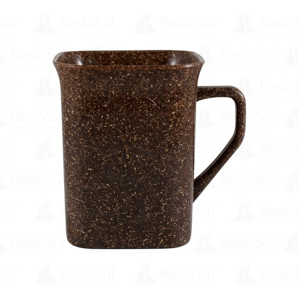 Caneca Quadrada Personalizada Green Colors 250 ml fibra Caneca Quadrada Personalizada Green Colors 250 ml fibra