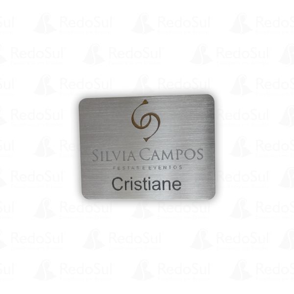 Crachá de identificação personalizado