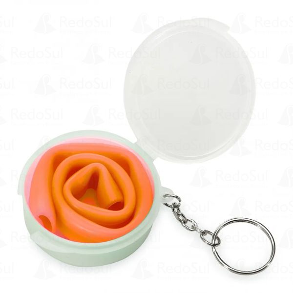 Canudo silicone personalizado