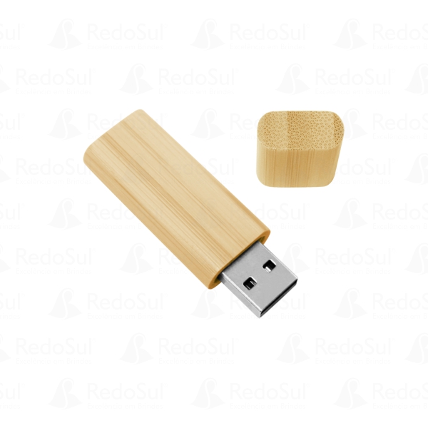 Pen Drive Personalizado em Madeira com Tampa Pen Drive Personalizado em Madeira com Tampa