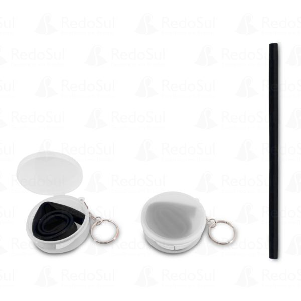 Canudo silicone personalizado