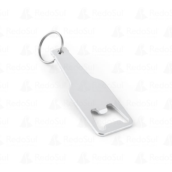 Chaveiro Abridor de Garrafas de Alumínio Personalizado