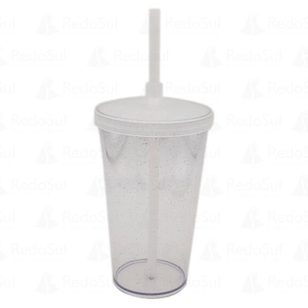 Copo com Canudo Personalizado