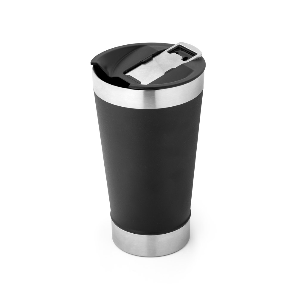 Copo térmico de viagem em inox com tampa Copo térmico de viagem em inox com tampa