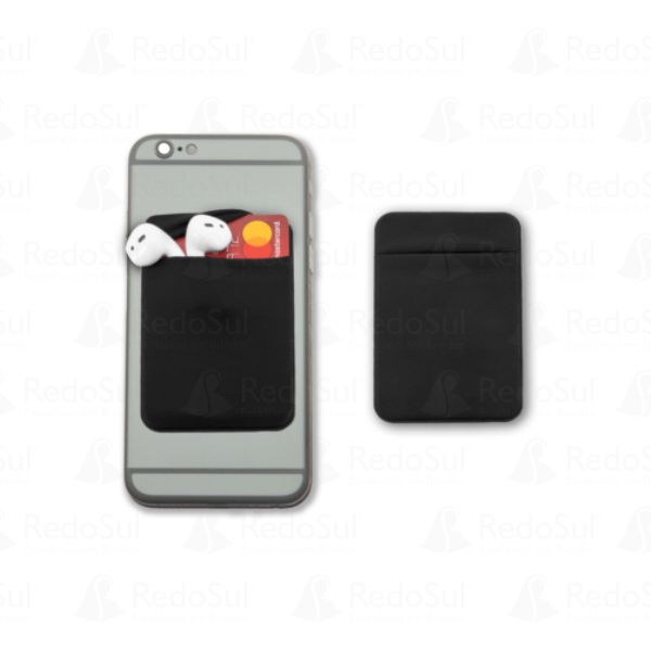 Porta Cartão Personalizado para Celular em Lycra