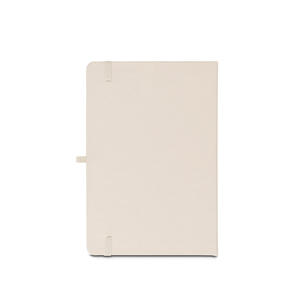 Caderno personalizado de capa dura em poliéster totalmente reciclado