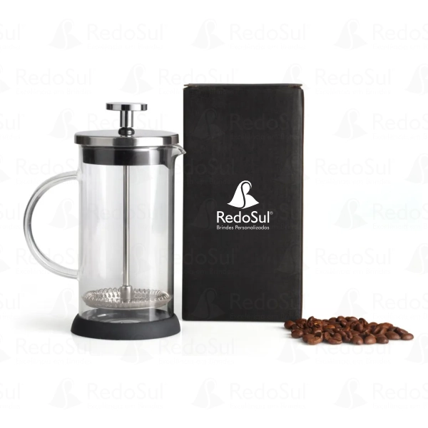 Cafeteira Francesa personalizada em vidro de 350 ml Cafeteira Francesa personalizada em vidro de 350 ml