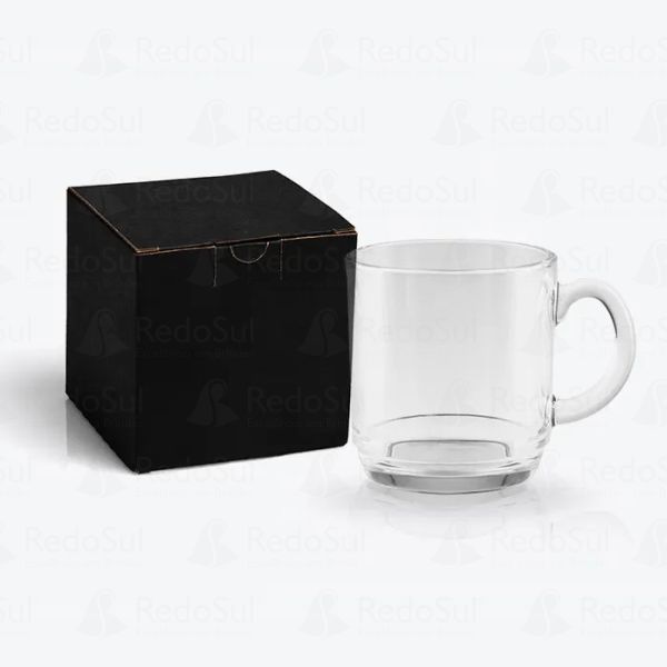 Caneca de vidro personalizada Caneca de vidro personalizada