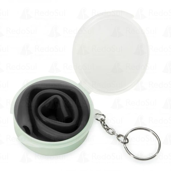 Canudo silicone personalizado