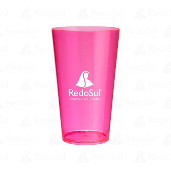 Copo personalizado plástico 550 ml Copo personalizado plástico 550 ml