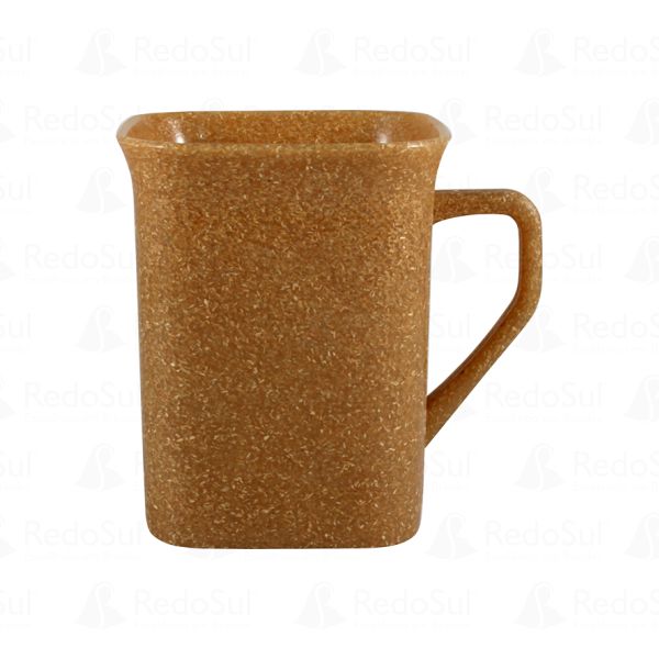 Caneca Quadrada Personalizada Green Colors 250 ml fibra Caneca Quadrada Personalizada Green Colors 250 ml fibra