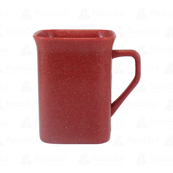 Caneca Quadrada Personalizada Green Colors 250 ml fibra Caneca Quadrada Personalizada Green Colors 250 ml fibra