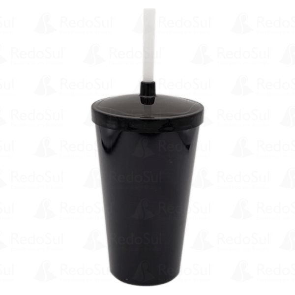 Copo com Canudo Personalizado
