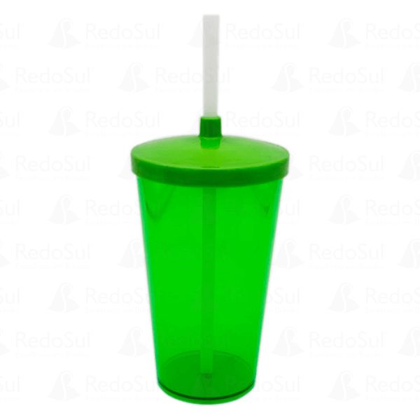 Copo com Canudo Personalizado