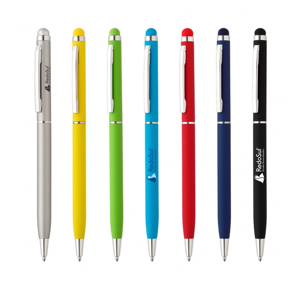 RD 17725-Caneta Metálica Personalizada com touch