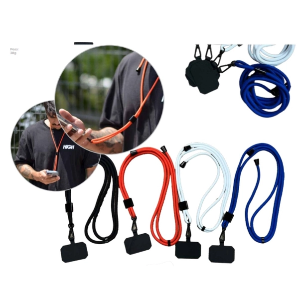 Cordão de pescoço para celular personalizado