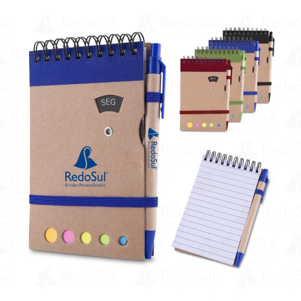 Mini Caderno com Caneta Personalizado