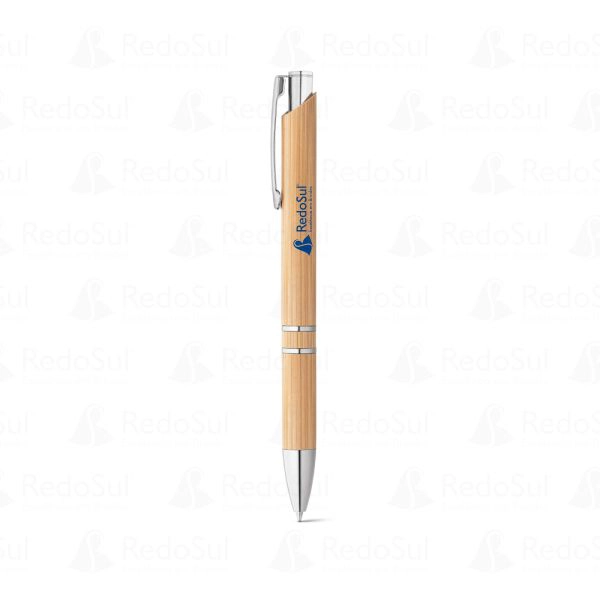 RD 81011-Caneta Personalizada de Bambu