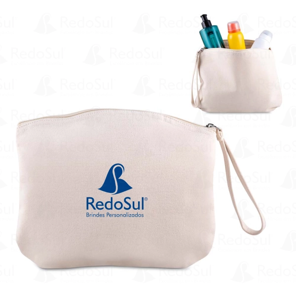 Nécessaire Personalizada em Algodão Reciclado 340 gramas 