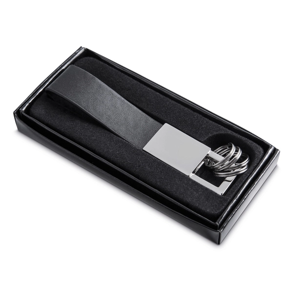 RD 866898-Chaveiro em couro e metal personalizado RD 866898-Chaveiro em couro e metal personalizado