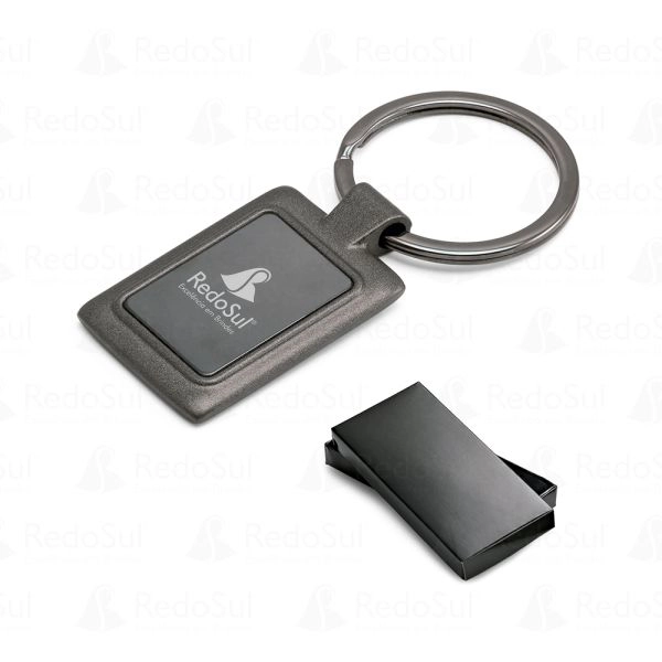 RD 93395-Chaveiro Executivo Personalizado Retangular RD 93395-Chaveiro Executivo Personalizado Retangular