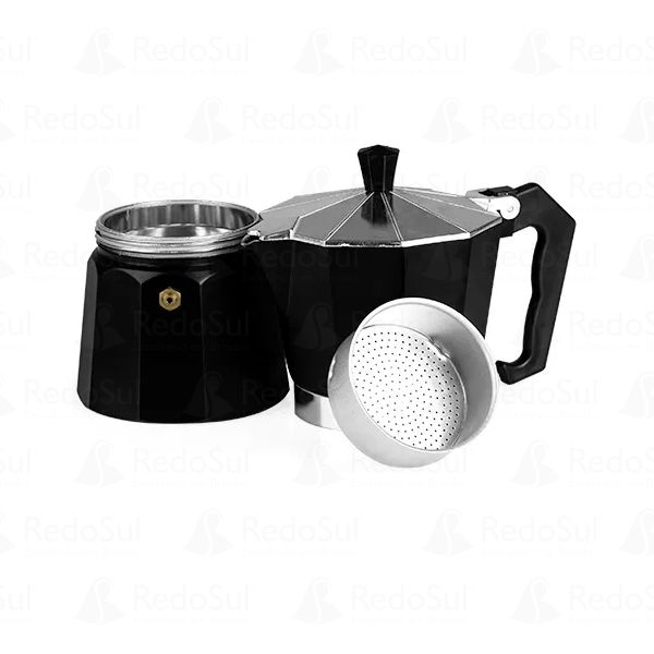 Cafeteira Personalizada italiana de alumínio 250 ml