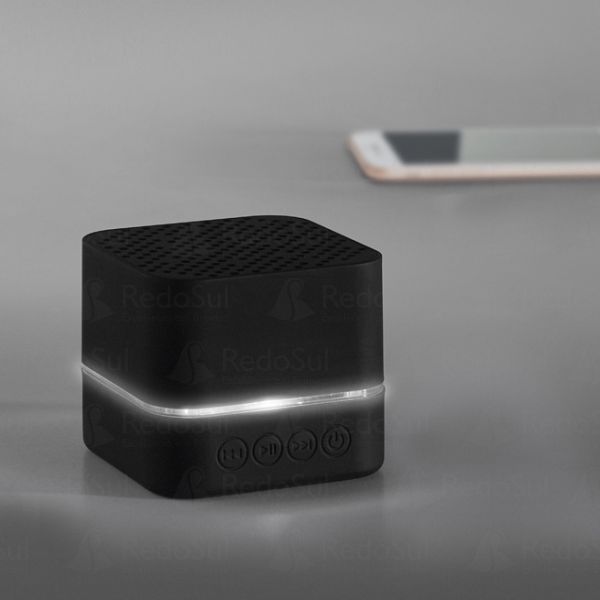 Caixa de Som Personalizada com Logo Iluminada