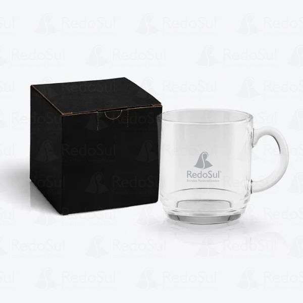 Caneca de vidro personalizada Caneca de vidro personalizada