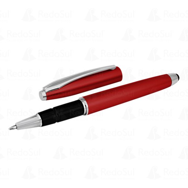 Caneta Personalizada com Ponteira Touch Screen Plástica