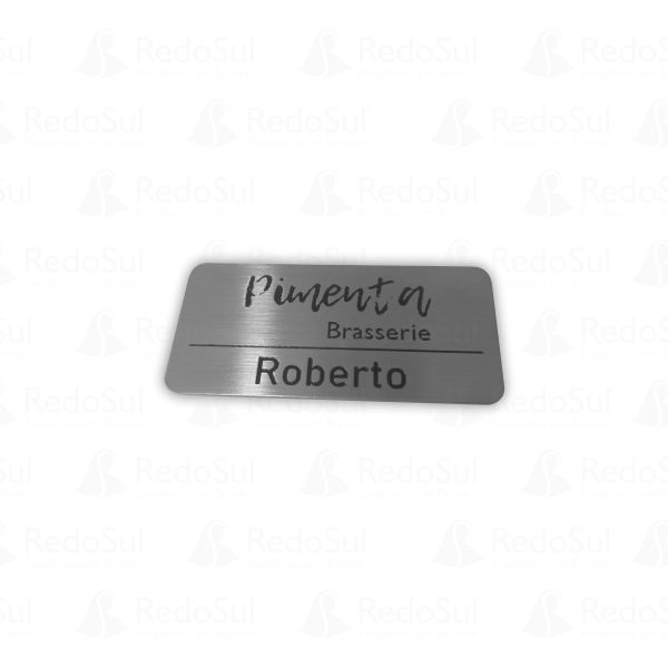 Crachá de identificação personalizado