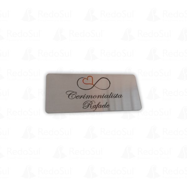 Crachá de identificação personalizado