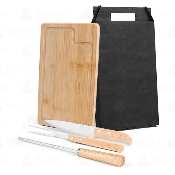 Kit Churrasco Personalizado com 4 Pecas