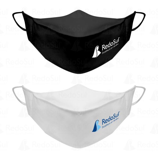 Mascara em Poliester Personalizada 3D Mascara em Poliester Personalizada 3D